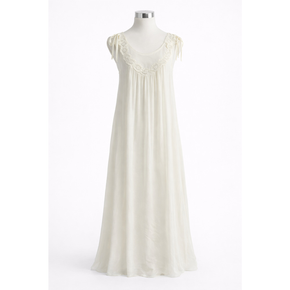 Ralph Montenero Bridal Lace Nightgown Union Made USA Romantic Honeymoon Small
